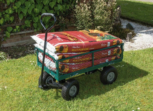 Steel Mesh Gardener's Cart